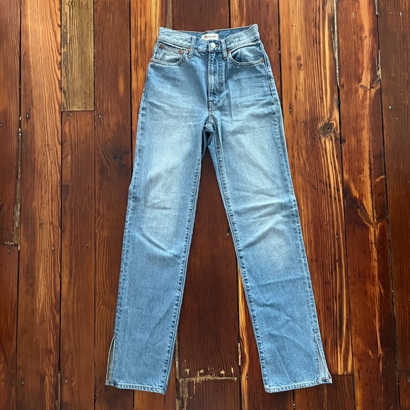 Madewell | The Perfect Vintage Straight Jean: Side-Slit Edition - Picture 3 of 11
